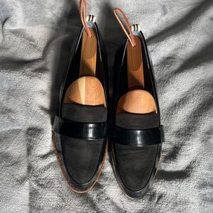 Dr. Scholl's women's Imagined Webster Loafer Black Polyurethane 10 pull‎ on